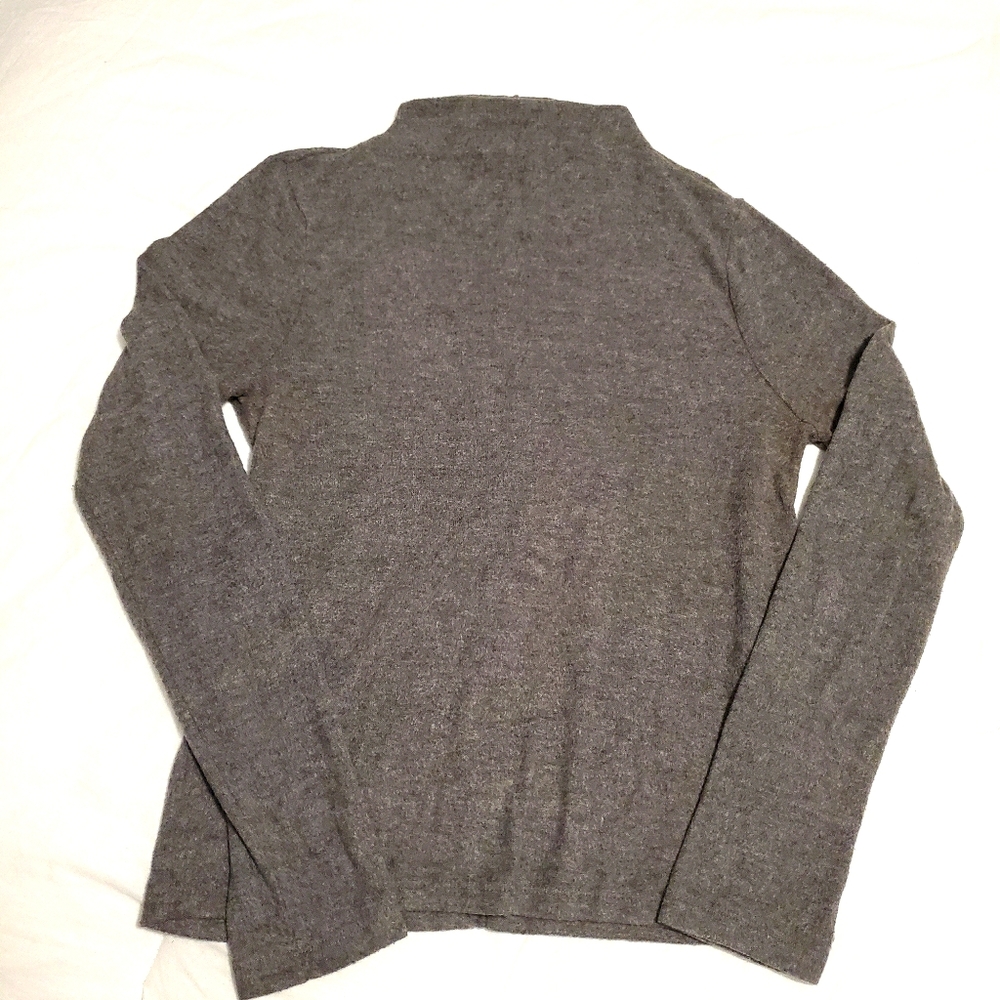 Softest Gray Mock Neck